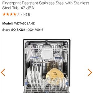 Whirlpool Stainless Steel Dishwasher